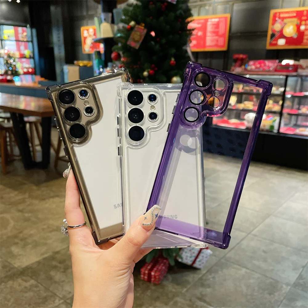 Shockproof Clear Acrylic Protective Phone Case - Transparent Cover