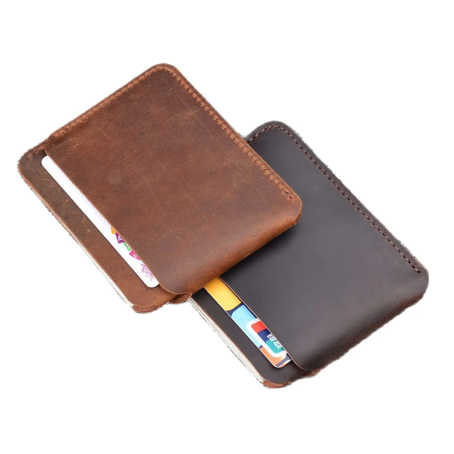 GENODERN Premium Leather Card Holder and Mini Wallet