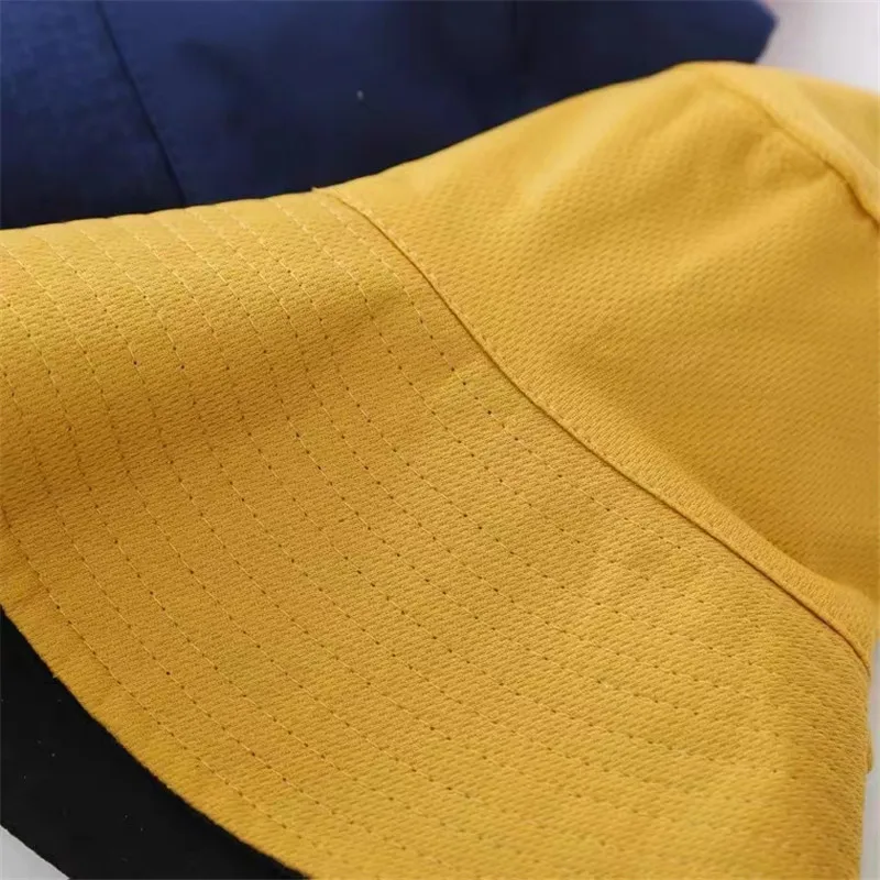 Hot Sale Double-ided Foldable Bucket for Women Girl Summer Anti-UV Wide Brim Sun Hat Vior Fiherman Cap Beach Fihing Hat_senzul.com