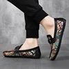 Luxury Print Canvas Loafers Men Boat Shoes Spring Breathable Casual Slip-on Men's Shoes Comfort Flat Driving Shoes Men Plimsolls 4