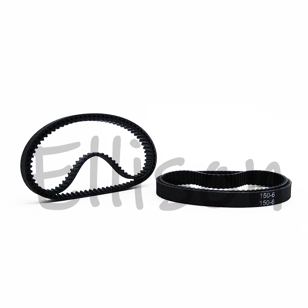 2GT/2M timing drive rubber belt Rubber belt Transmission drive belt Synchronous belt with a bandwidth of 6mm circumference of 96 100 110 120 130 140 150 160 170 180 190mm