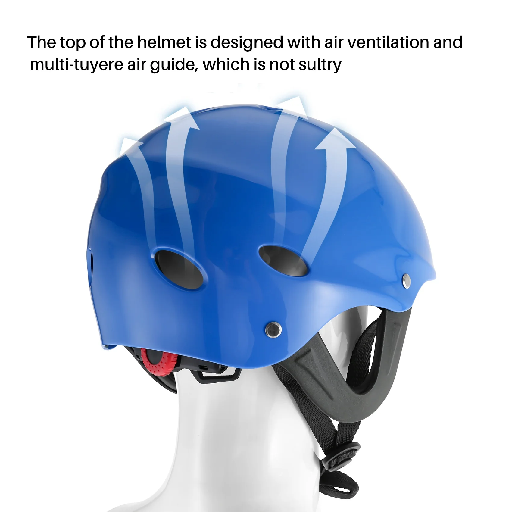 Safety Protector Helmet 11 Breathing Holes for Water Sports Kayak Canoe Surf Paddleboard - Blue 3