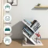 Creative Bookshelf Multi-Laye Bookcase Small Wood Bookshelf Home Decor Bookshelves Student Desk Table Bookshelf Wooden Shelves 3
