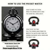 Conception de montre de poche à motif de moto Route 66 The Mother Road, montre à mouvement à Quartz précise, cadeau pour hommes et enfants 6