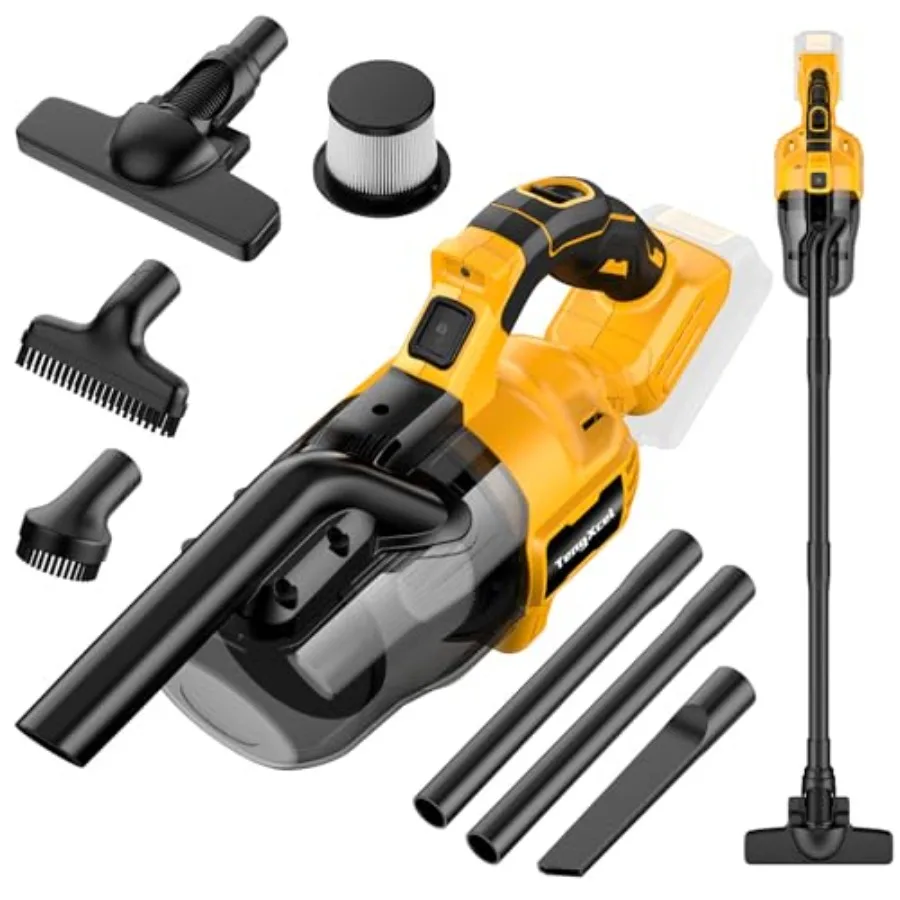 Cordless Vacuum Cleaner 20V MAX Battery Handheld Vacuum Cleaner Home Car Hardwood Floor Carpet Portable Shop Vacuum with Washab 1