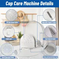 Automatic Cap Care Machine for Iron and Dry,Restore Misshapen Hat/Cap Natural Shape with Steam and Hot&Cold Wind 4