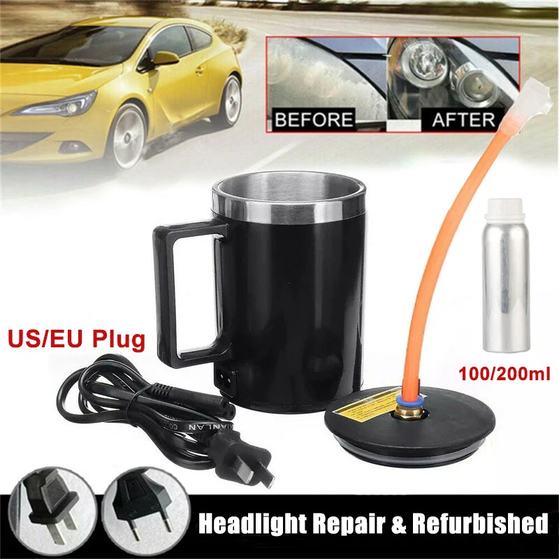 Car Headlight Lens Restoration Kit Headlamp Lens Restore Oxidation