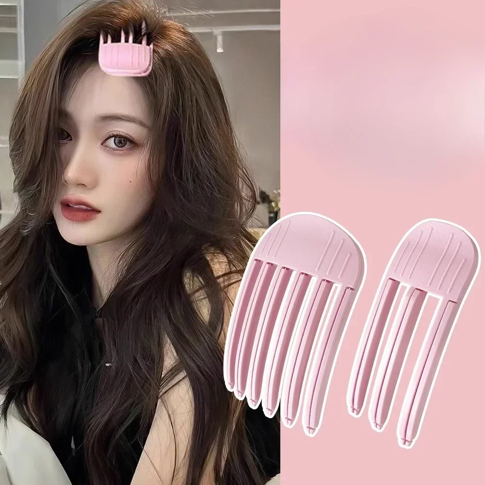 3/6Teeth Fluffy Hair Roots Clips Comb Lazy Hair Top Styling Curling Barrel Portable Korean Hairs Clip Volume Wind Sculpting Comb hair accessories hair clips