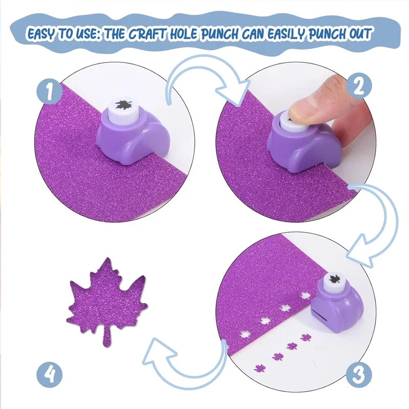 DIY Mini Puncher for Kids Puncher Shape Mini Scrapbook Punches Handmade Cutter Card Craft Hole Punch