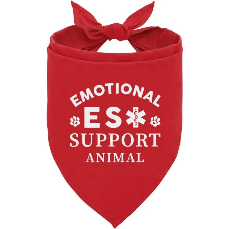 Emotional Support Dog Bandana and Vest Accessories