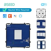 Bseed EU Standard The Base Of Wifi Touch Switch Function 1/2/3Gang  AC110~240V APP Control Wall Light Switch Without Glass Panel