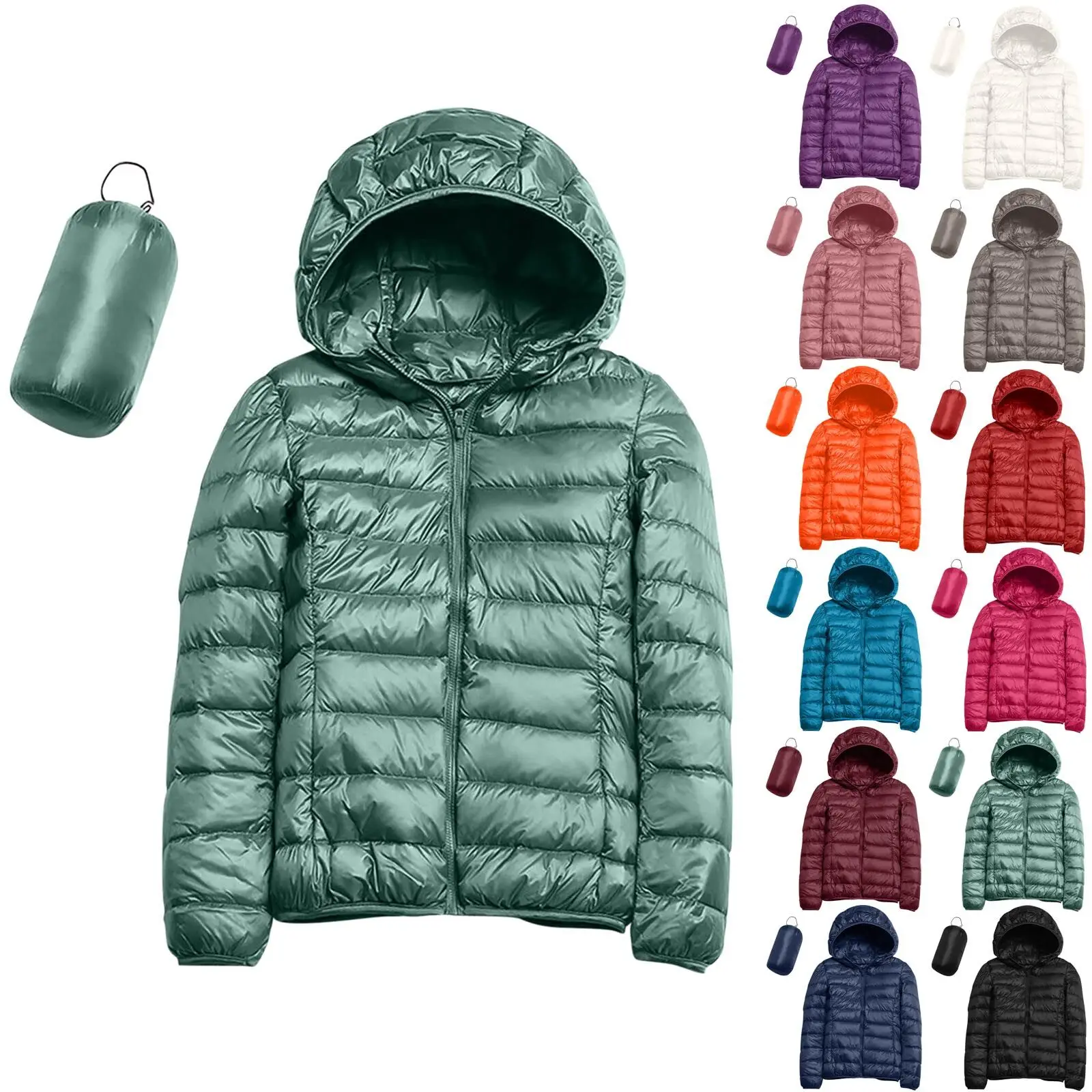 90UltralightPlusSizeThinDownJacketWomen2022AutumnWinterSlim