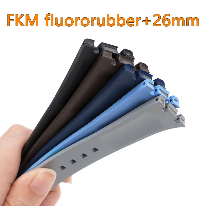 28mm FKM Gummi Armband Für Audemars Piguet - Weiches Fluorkautschuk Armband
