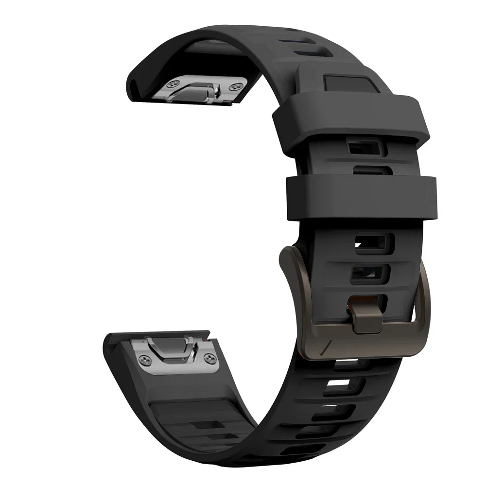 Waterproof Sport Wear-Resistant Quickfit Silicone Strap, 22mm/26mm
