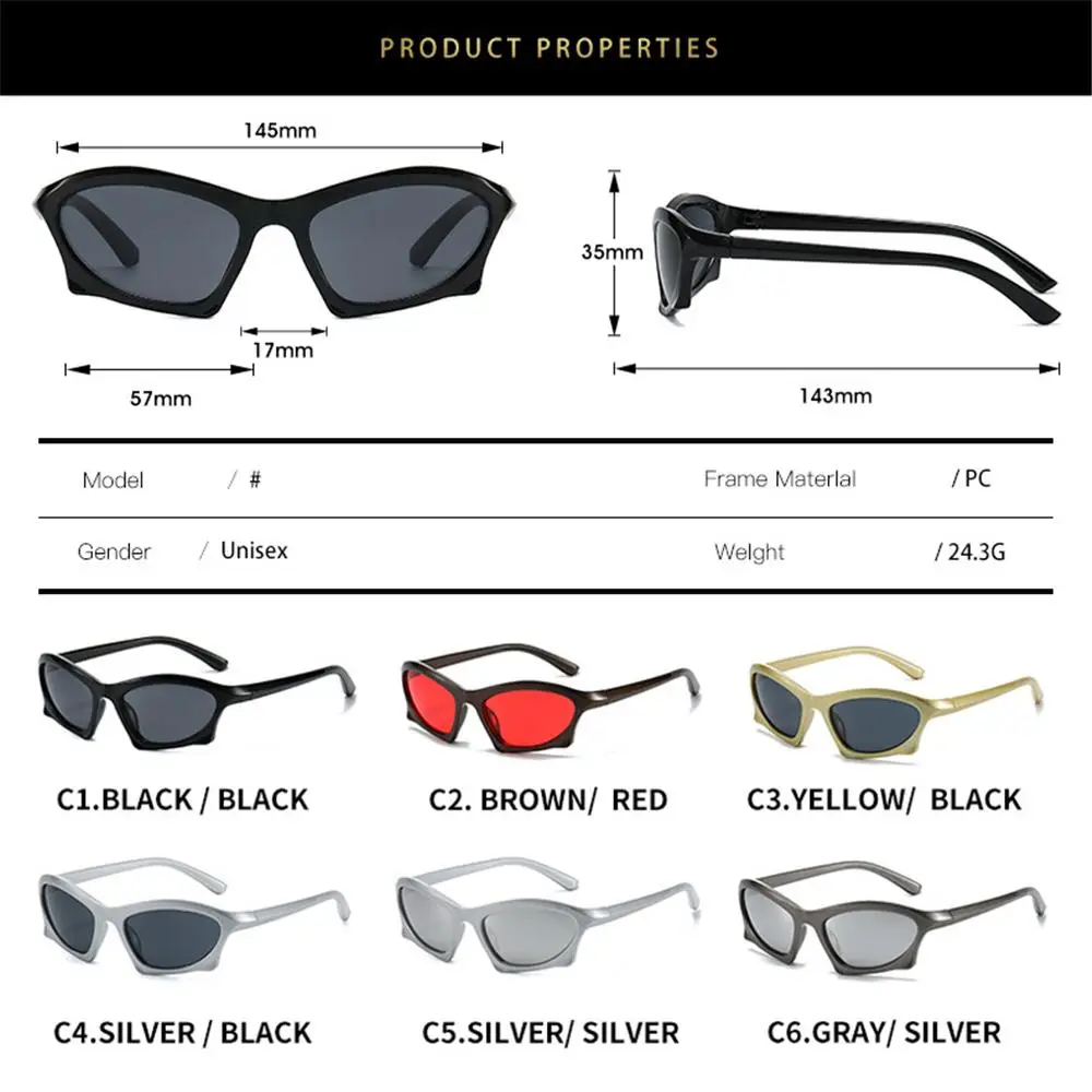 Steampunk Sunglasses Y2K Cycling Sports Women Punk Goggle Brand Designer Sun Glasses Men Silver Mirror Shades Fashion Eyewear polarized sunglasses vintage sunglasses cyberpunk sunglasses