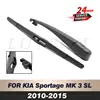Wiper 12" Rear Wiper Blade & Arm Set Kit For KIA Sportage MK 3 SL 2010-2015 2011 2012 2013 Windshield Windscreen Tailgate Window 1
