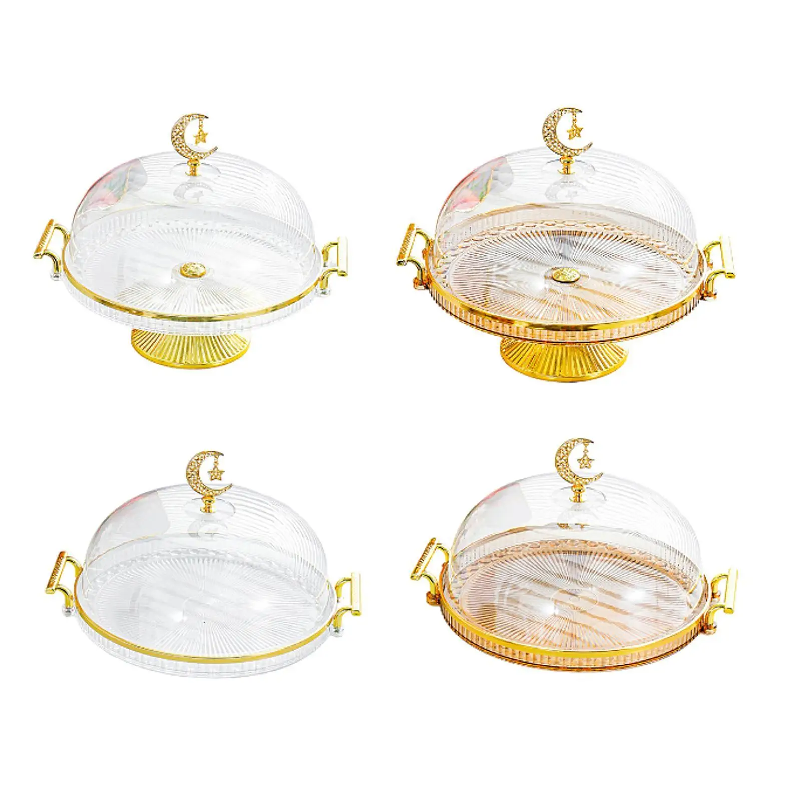 Cake stand Cake stand Decorative Kitchen platter Tabletop serveware Desert serving plate for Candy dessert snacks Cupcake Cheesecake