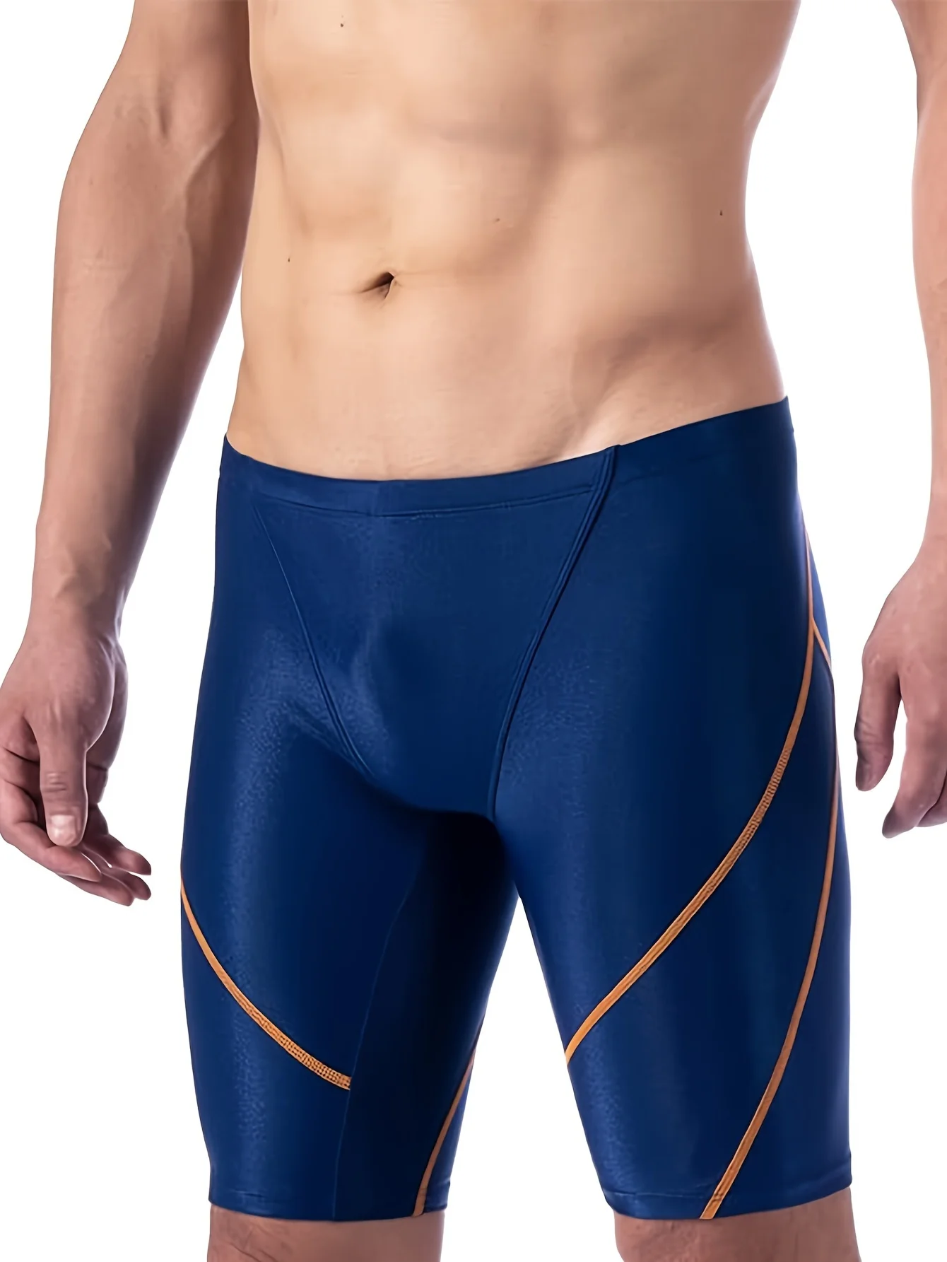 Men's tight fitting swimming trunks: fast drying competitive swimming trunks suitable for summer swimming pools and beaches!