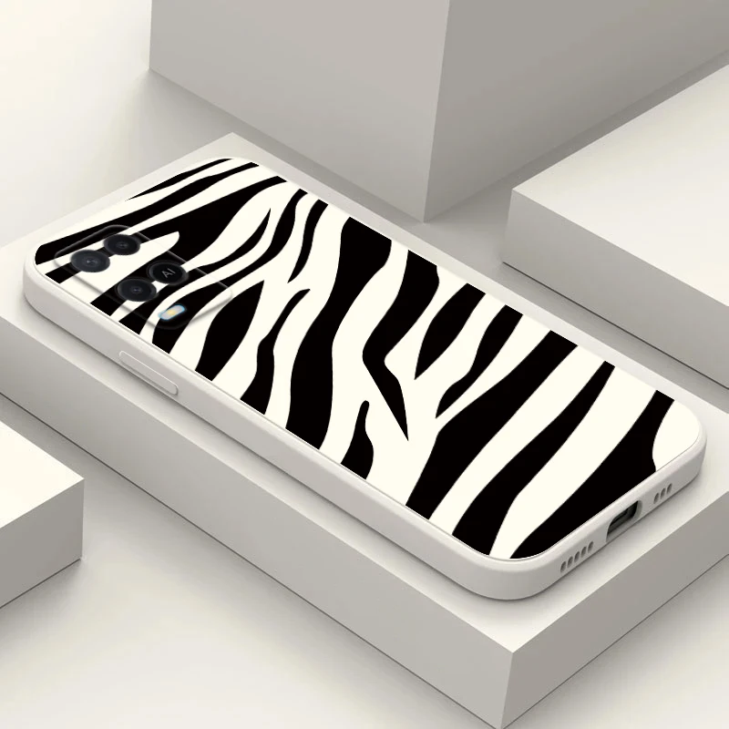 Custodia Per Telefono Per Oppo Reno 8 7 6 5 3 4 Se Pro Plus Lite 4G 5G Zebra Pattern