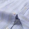 Men's Summer Short Sleeved Shirt Oxford Cotton Plaid Stripe Solid Color Comfortable Breathable Business Leisure Men Clothes 4
