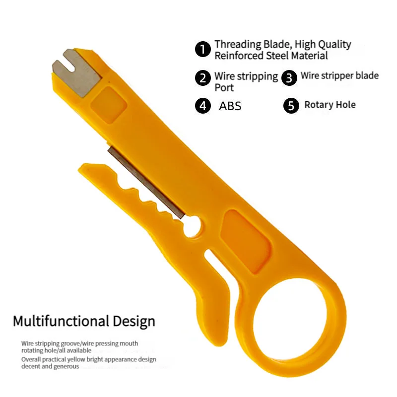 COMNEN Wire Stripper Knife Rj45 Crimper Pliers Crimping Tool Cable Stripping Wire Cutter Crimpatrice Tool Parts Multitool wire stripper tools,multi functional tools,electrician tools