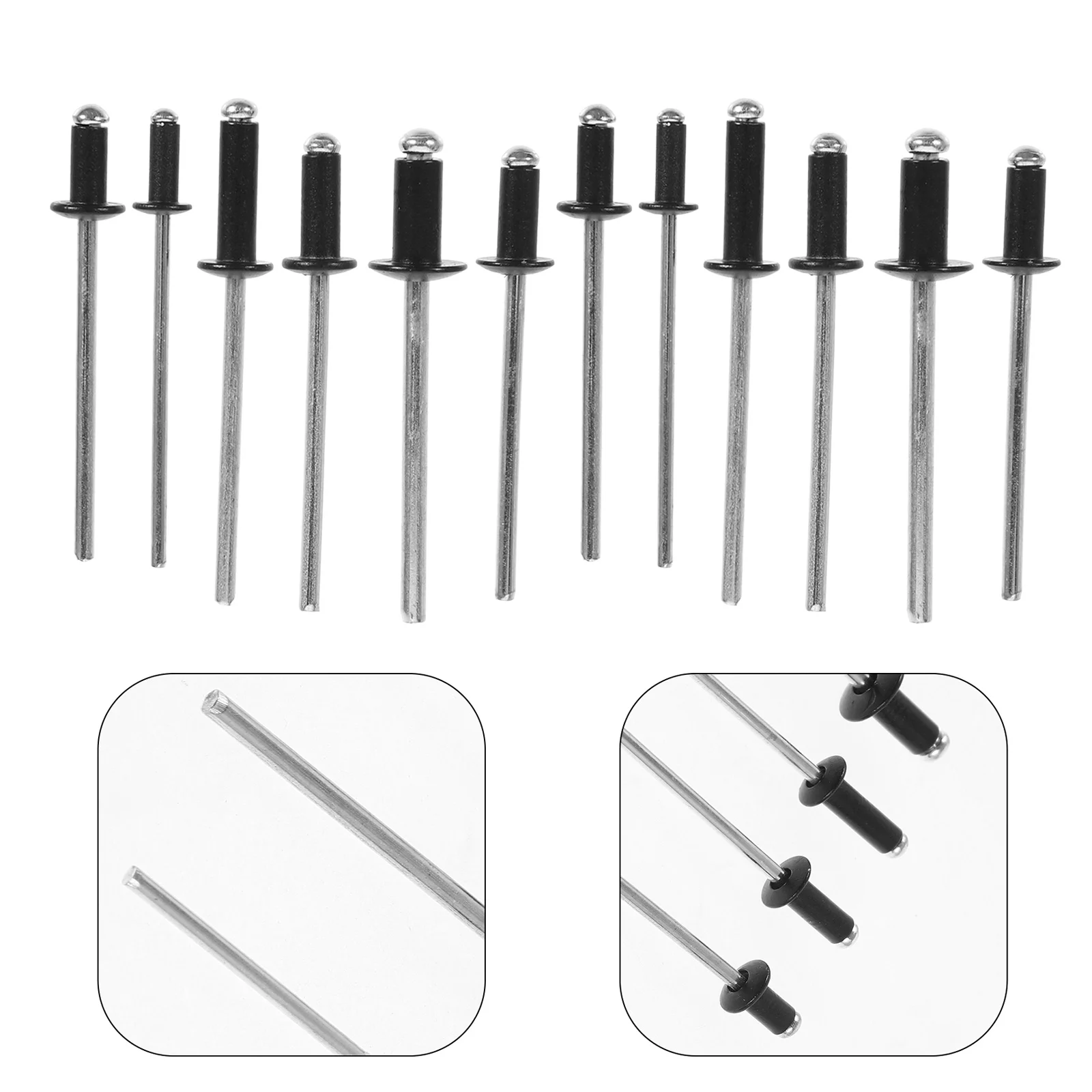 

180 шт., алюминиевые заклепки, поп-ассортимент, замена, сменный комплект из сплава, фланец