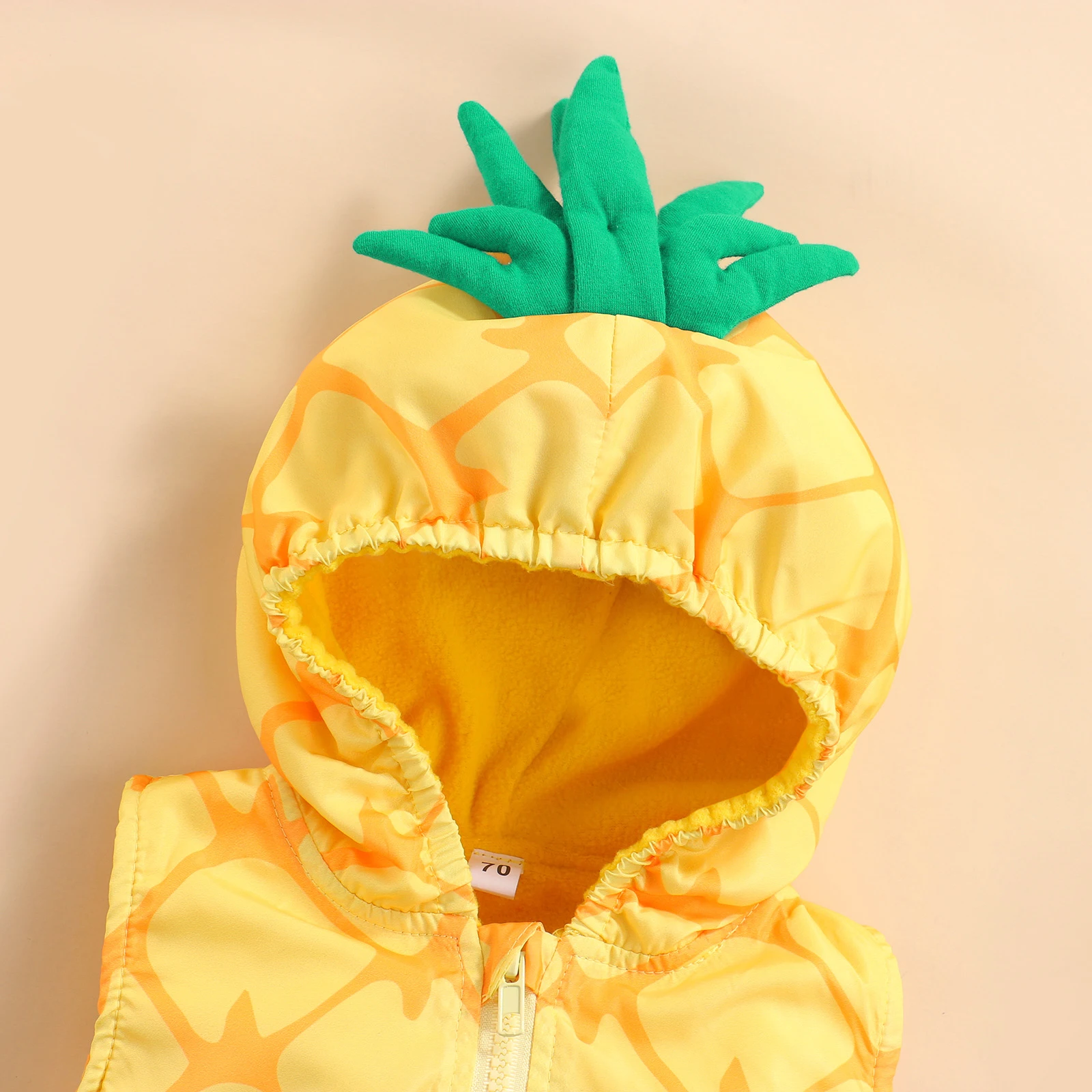 Pineapple Fruit Fancy Costume Hooded Romper Toddler Infant Baby Boy Girl Jumpsuit Legging 2Pcs Outfit 5