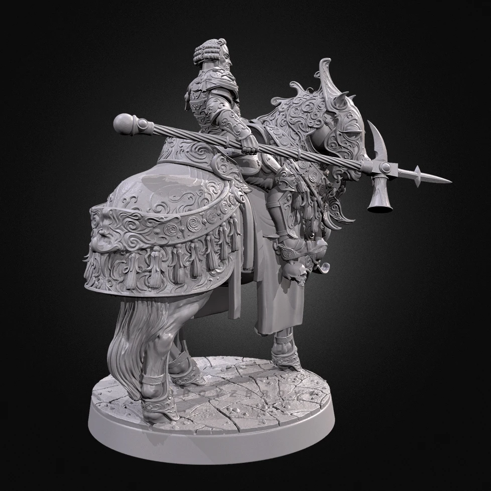 남자의 높이 38mm 50mm 75mm 수지 모델 키트 무색 자체 조립 TD-7283/3D