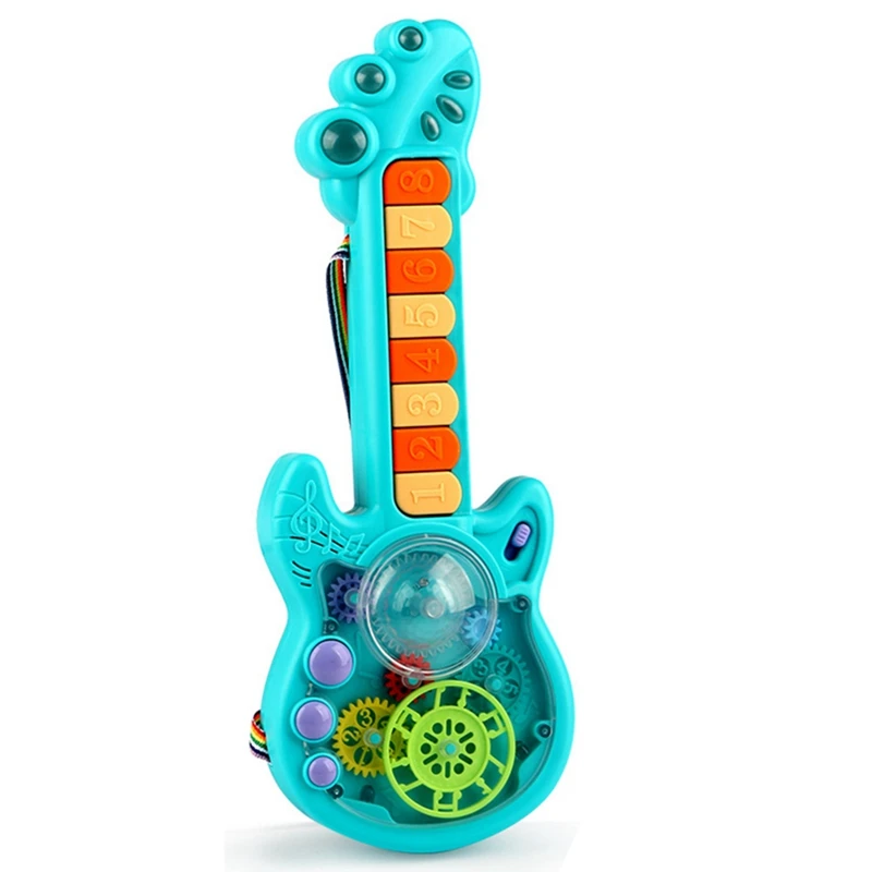 New-Musical Guitar For Toddlers, Musical Guitar With Flashing Lights And Sounds, Violin Played By Babies And Toddlers
