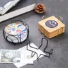 Mental Coaster Mat Storage Rack Durable Space Saving Placemat Storage Organizer Kitchen Accessories Desktop Decoration 3
