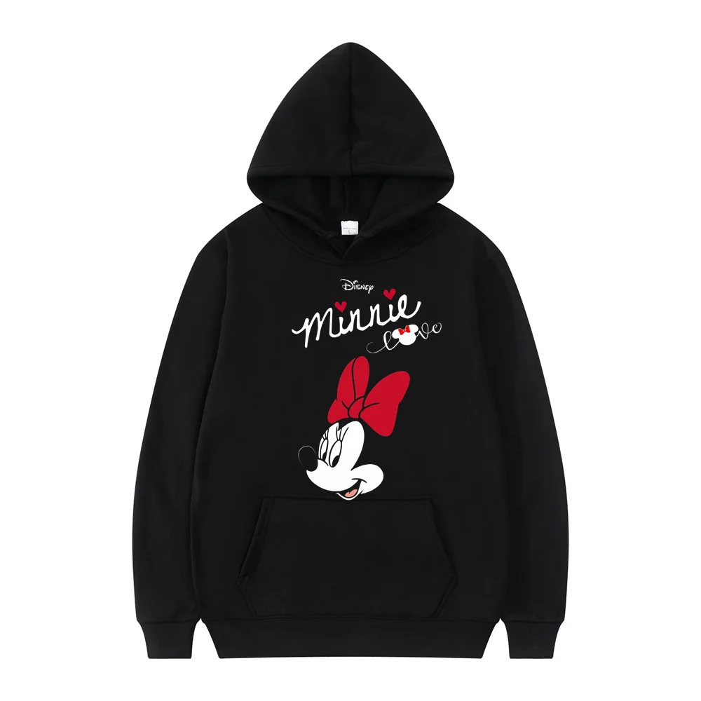 Disney Mickey Mouse Y2K Cartoon Anime Women's Hoodie 2024 New Spring and Autumn Men's Sweatshirt Kawaii Couple Pullover Hot Sale 2