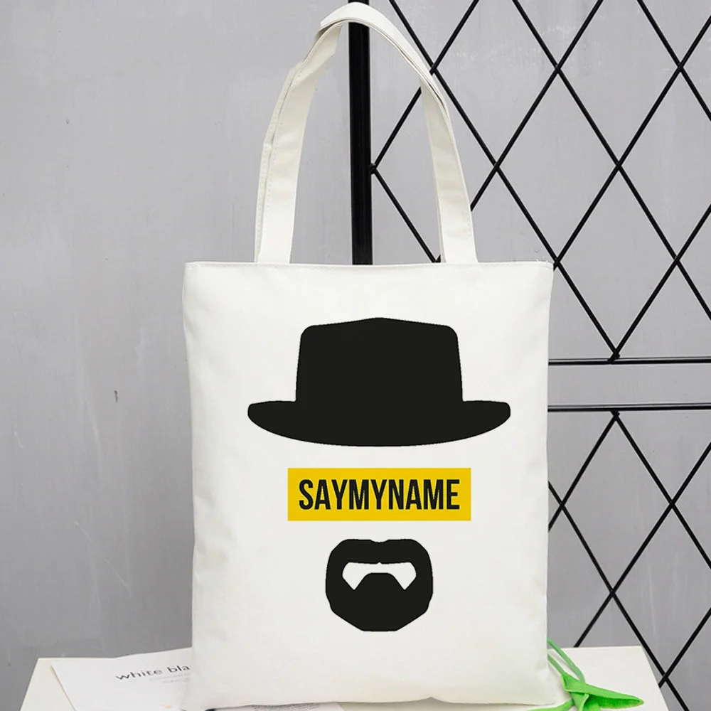 

breaking bad shopping bag bolsa grocery bolsas de tela cotton bolso shopper bag jute net bolsa compra sac tissu