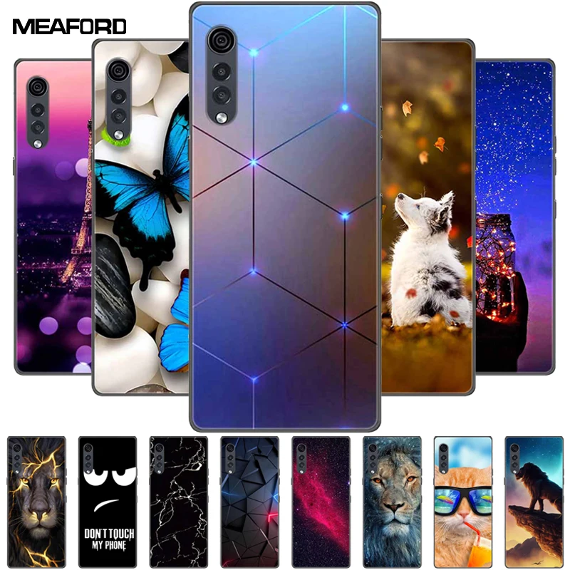 Per Lg Velvet 5G Custodia Fashion Soft Tpu Cover Per Telefono In Silicone Per Lg Velvet 5G Custodie Posteriori Funda Bumper Cartoon Coque Lg Velvet Ca