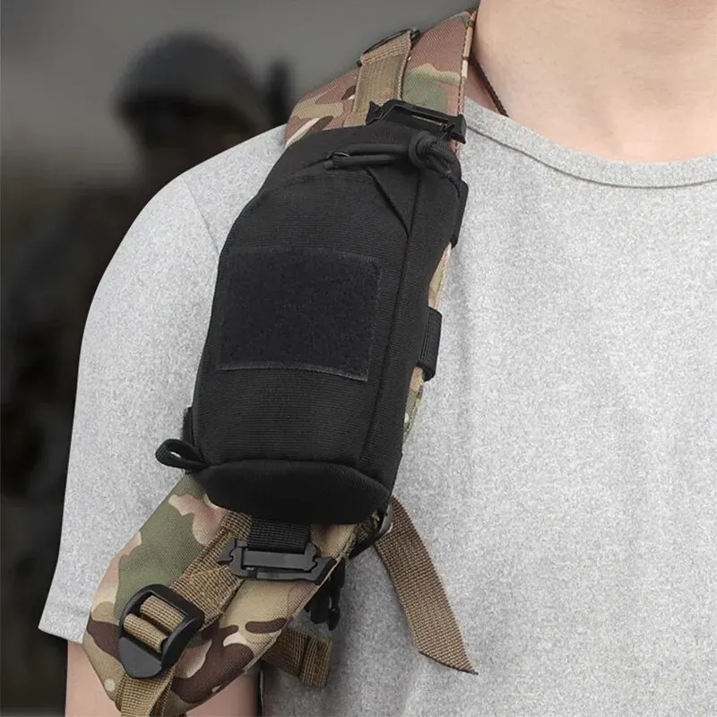 Outdoor Tactical Bag Shoulder Strap Bag Backpack Sundries Accessories Pouch 900D Nylon EDC Molle Medical Bag Travel Hiking Hunting
