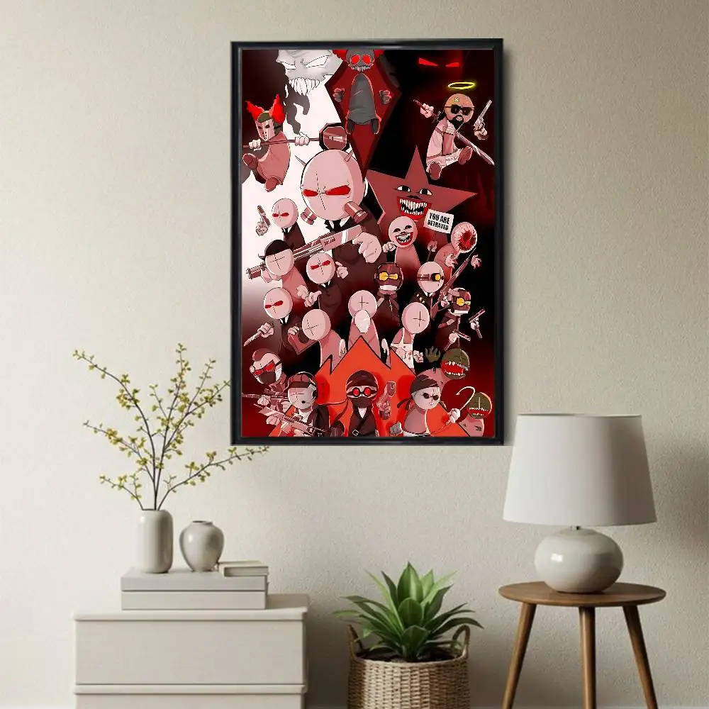 Deimos J Sanford Madness Combat Wall Art Canvas Painting Poster for Living Room Decor