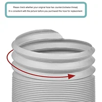 Kit de ventilation de fenêtre de climatiseur Portable, tuyau d'échappement AC, coupleur universel, joint de fenêtre réglable, tuyau d'extension de conduit universel 5