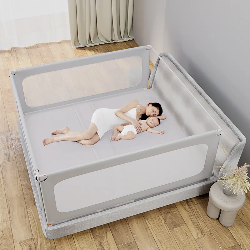 150cm 200cm Newborn Bed Fence Baby Fall Safety Bed Guard Rail Baby