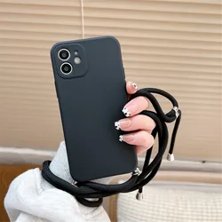 Adjustable Crossbody Necklace and Lanyard Strap Phone Case Cover - Magic 5 (4)