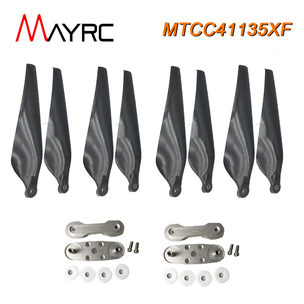 

4/8 Blades MAYRC 41135 41nch Carbon Fiber Propeller Folding CW/CCW Paddle for Agricultural Spraying Drone Hobbywing X11 UAV