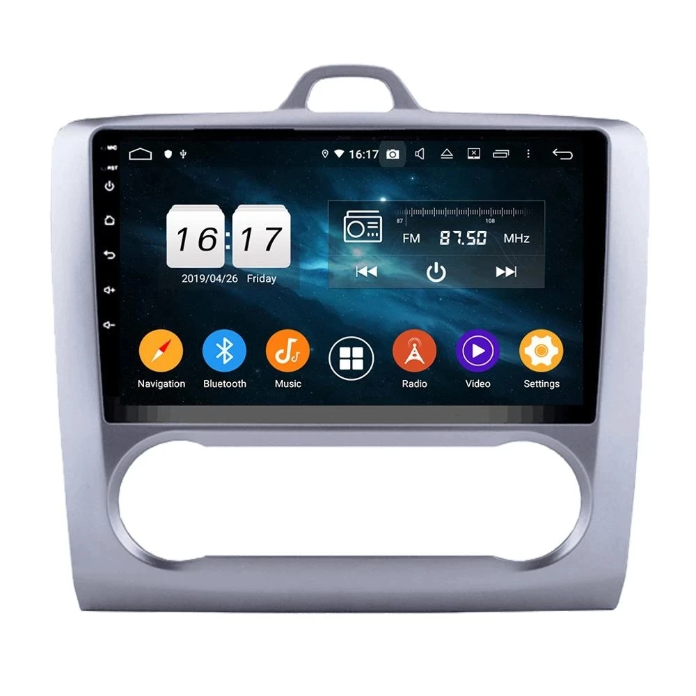

9" Android 12 PX5 Car Radio 8 Core For Ford Focus 2007-2011 AT Auto Audio Touch Screen Multimedia Player Car Dvd Player Stereo