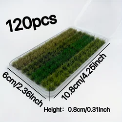 Vibrant Multi - Color Grass Tufts for Miniature Scenery and Patios (MULTI)