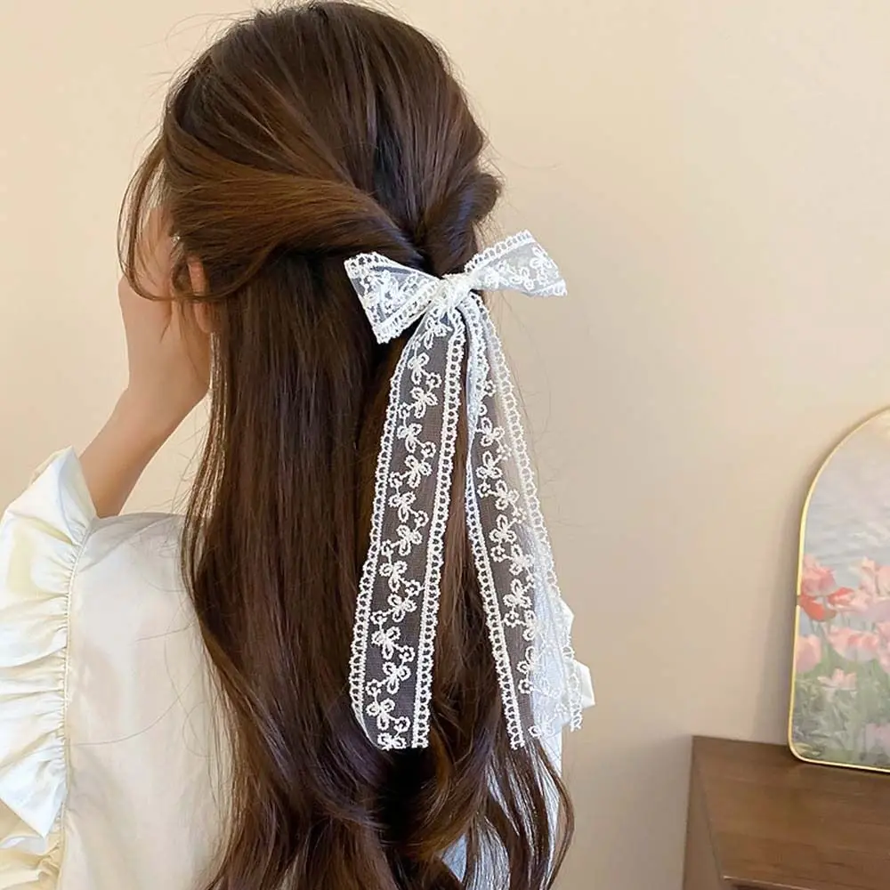 

Кружевная лента для волос в виде большого кишечника, заколка для конского хвоста, заколка для волос в стиле принцессы, резинка для волос, аксессуары для волос