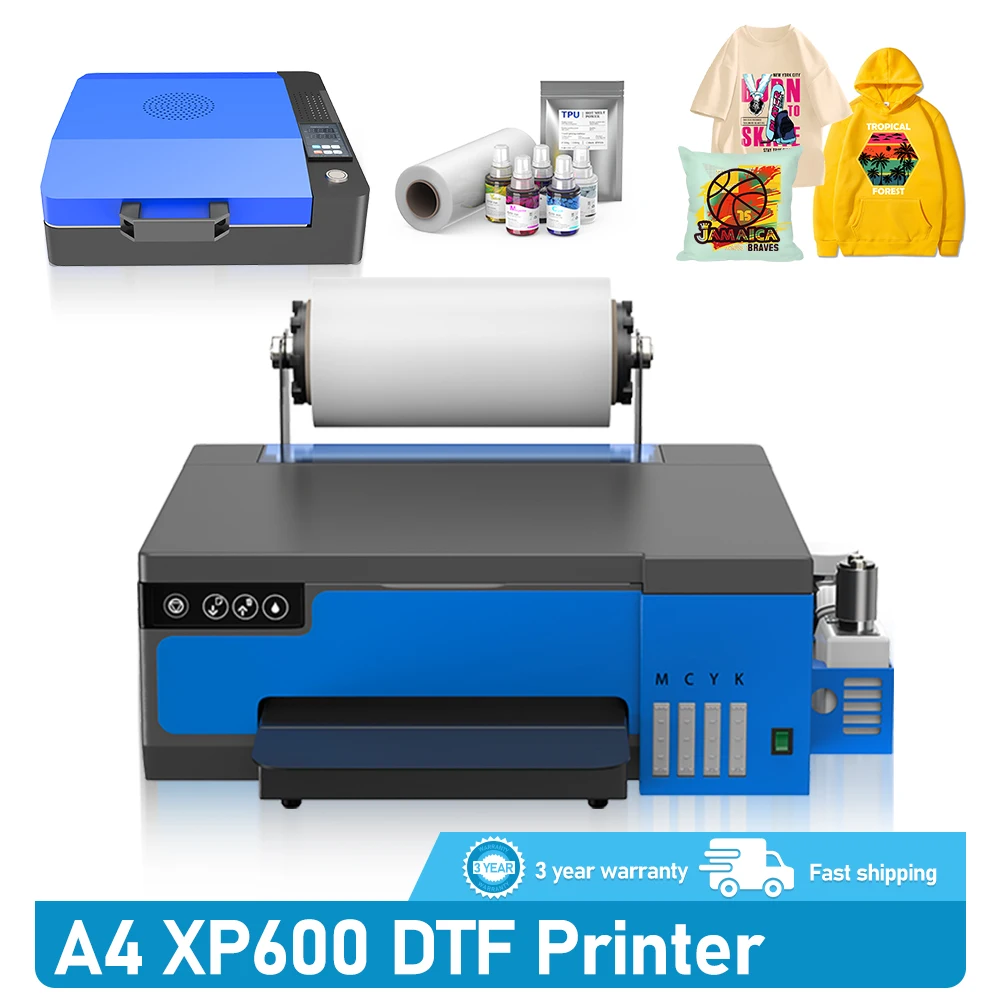 A4 DTF 프린터 XP600 티셔츠 인쇄기, DTF 전송 프린터, 의류 섬유 X..