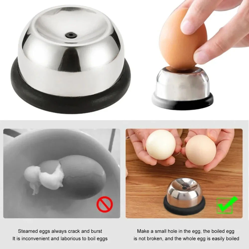 Egg Piercer For Raw Eggs Stainless Steel Needle Egg Puncher For Easy Peeling Punch Eggs Poker Endurance Hole Seperater Kitchen