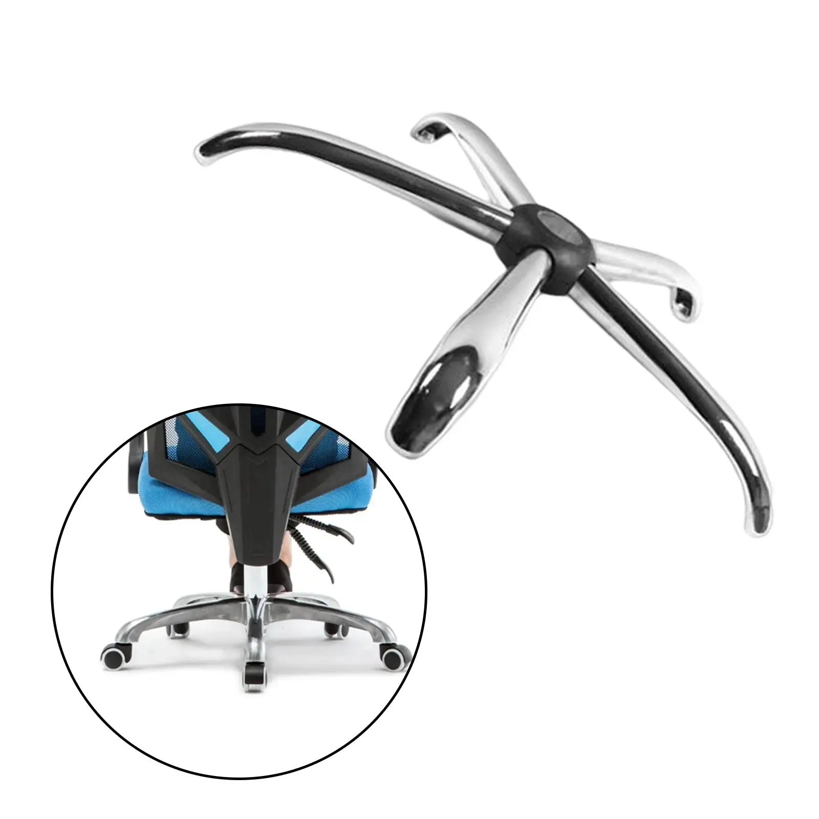 Swivel Chair Chassis Convenient Chairs Base Spare Parts Bracket Liftable Replacement for Office Chair Computer Chairs Foot