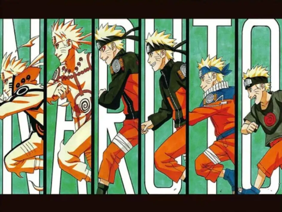 thumbnail image 1 of Decoración de fiesta de cumpleaños animada con dibujos animados de Naruto, vajilla desechable personalizada, pancarta, accesorios de estudio para baby shower de anime de sangre caliente, 1 of 5