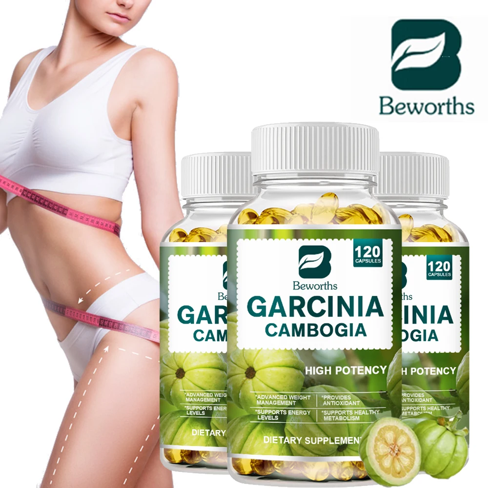 

BEWORTHS Pure Organic Garcinia Cambogia Extract Fat excretion Capsules 95% HCA Cellulite For Women & Men Healthy Product