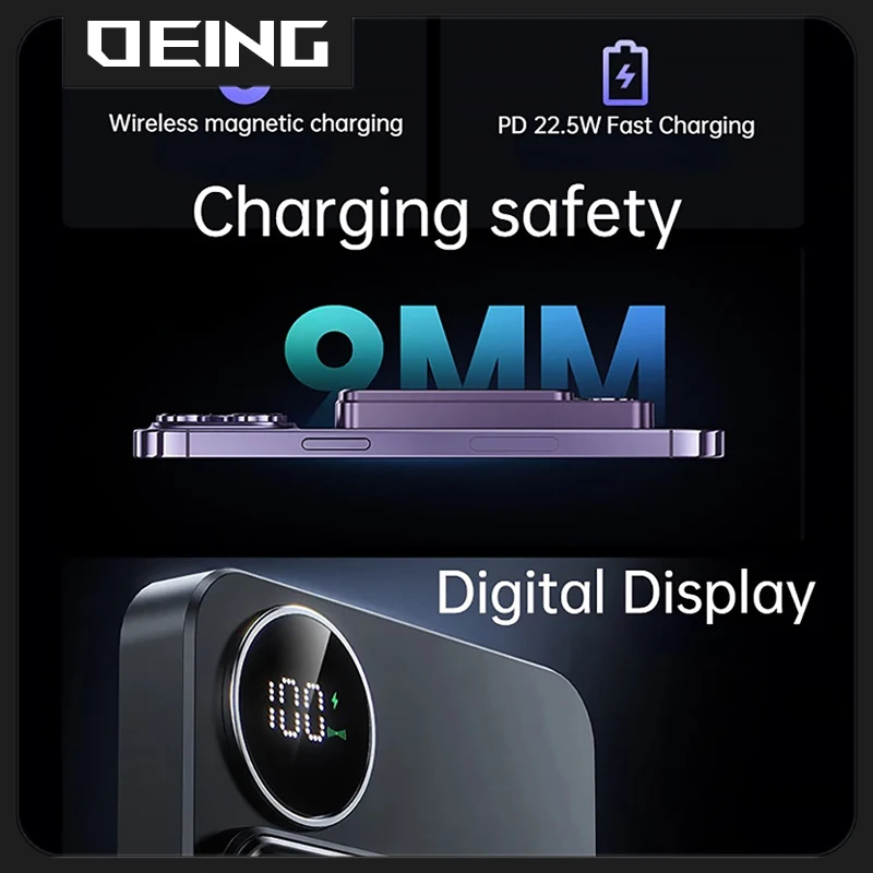 Magnetic Power Bank For iPhone Xiaomi Huawei Samsung Macsafe Powerbank Portable Wireless Charger for Apple External Battery Pack 3