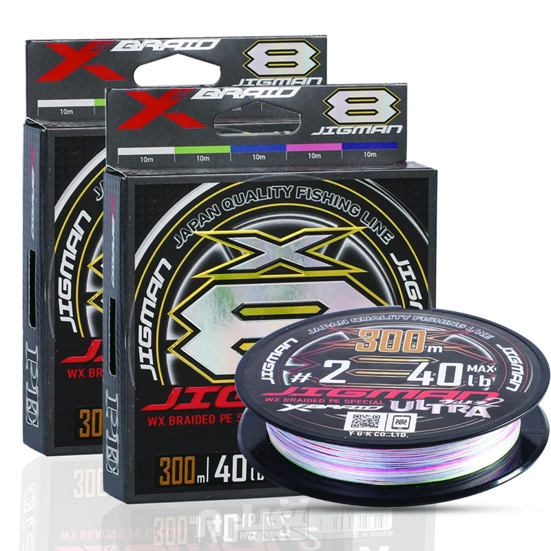 YGK-Upgrade X8 Braid Jigman Ultra PE Fishing Line