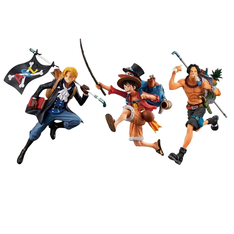 ワンピース フィギュア 3体セット SABO ACE LUFFY ApexComm One Piece Luffy Sabo ACE Anime Figure Collection